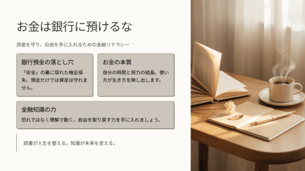 【正直レビュー】『お金は銀行に預けるな』の口コミ・評判を徹底分析！読む価値はある？