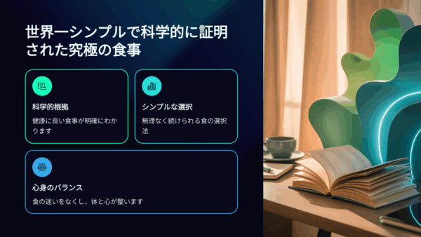 【正直レビュー】『世界一シンプルで科学的に証明された究極の食事』を読んで分かった、本当に体が変わる「食べ方」